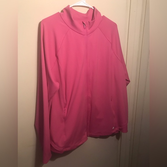 Tekgear Women's Pink Zippered Jacket Size 2X - Picture 1 of 2